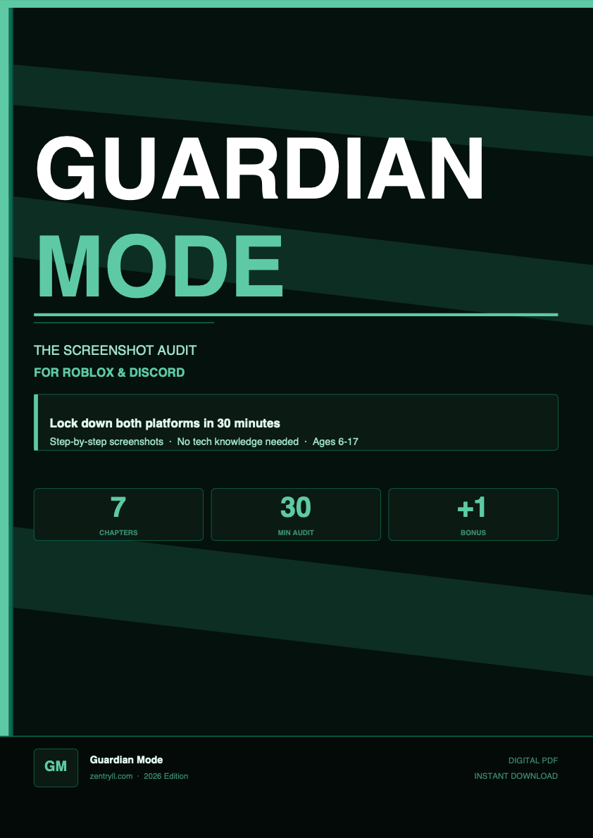 Guardian Mode: The Screenshot Audit for Roblox & Discord