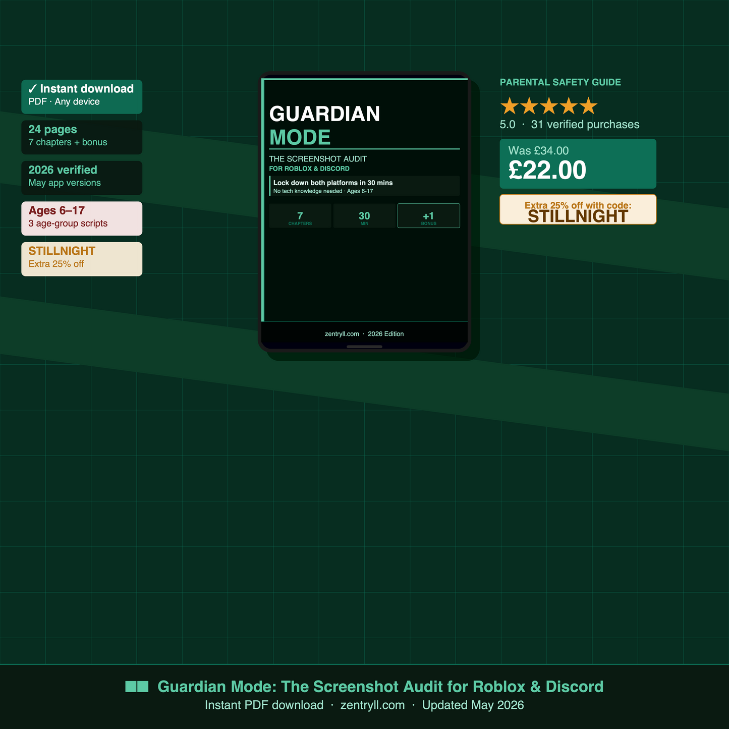 Guardian Mode: The Screenshot Audit for Roblox & Discord