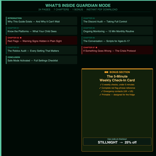 Guardian Mode: The Screenshot Audit for Roblox & Discord